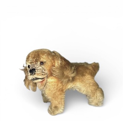 Vintage Original Steiff Cockie Mohair Plush Cocker Spaniel Germany No Tag FAIR