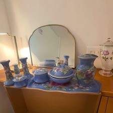 GORGEOUS Vintage Hand Painted 12 piece tea set