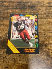 1991 Wild Card Draft Moe Gardner #17 Rookie RC 1000 Stripe Illinois Grail. rookie card picture
