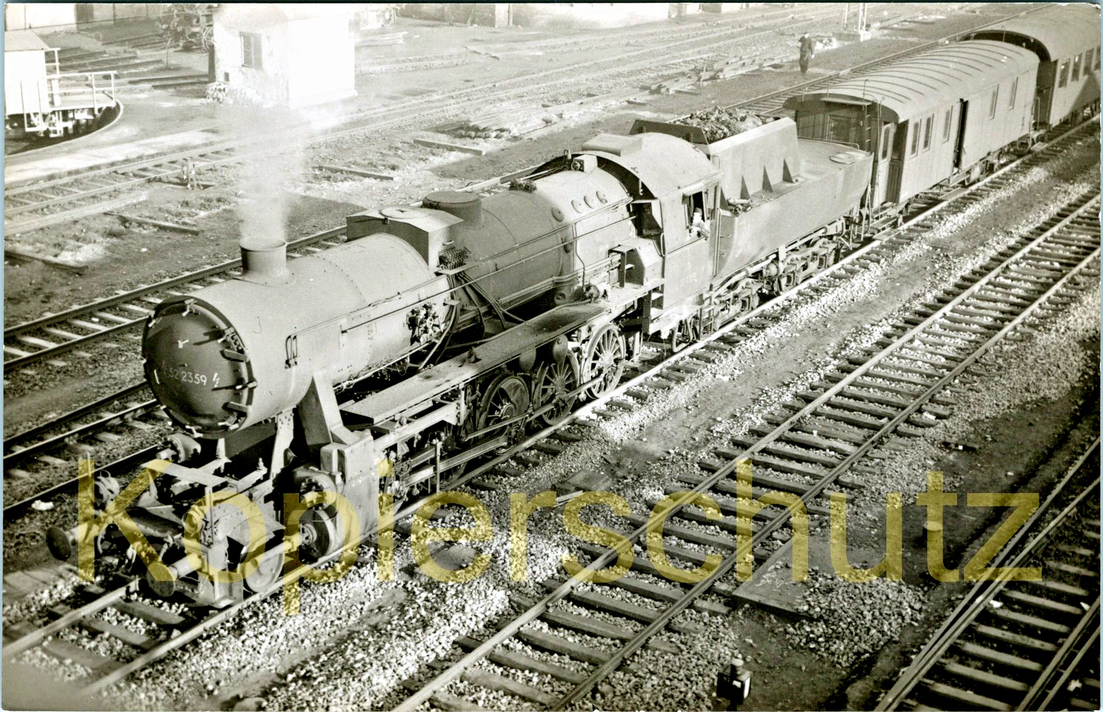 Foto - BBÖ 52 2359 in Wien West 1952 - Bild 1 von 1