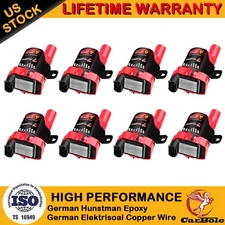 8Pcs High Output Ignition Coils Pack For Chevrolet GMC 4.3L 5.3L 6.0L UF262 D585