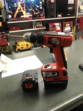 Black & Decker Bullseye 18V Cordless Drill 2 Battery Auto Leveling Laser HPB18