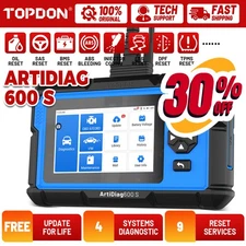 Free Updates! TOPDON AD600S OBD2 Scanner 9 Reset Auto VIN OBD2 Car Analyzer TPMS