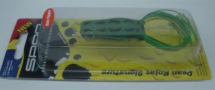 Rana Popper Ojo Bronce Spro SBEPP50GRNT Tamaño 50mm 1/4oz Rana Árbol Verde Foto 2 de 3