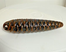 Vintage Cuckoo Clock Cast Iron Pine Cone Weight 320 Gram Replacement Part