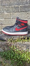 NIKE WOMEN'S Air JORDAN 1 Zoom CMFT Black University Red Uk Size 6 