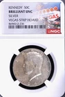1967 Kennedy Half Dollar NGC UNC Silver Vegas Strip Hoard 50C