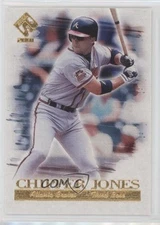 2001 Pacific Private Stock Artist's Canvas Chipper Jones #2 HOF 0v0