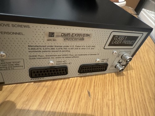 Panasonic DMR-EX99V VHS/HDD/DVD Recorder Combi 250GB HDD Freeview + - Picture 11 of 13