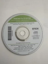 Epson GT-S50/GT-S80 Scanner Driver Software CD DVD