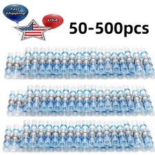 50-1000PCS Solder Heat Shrink Seal Sleeve Wire Butt Splice Waterproof Connectors