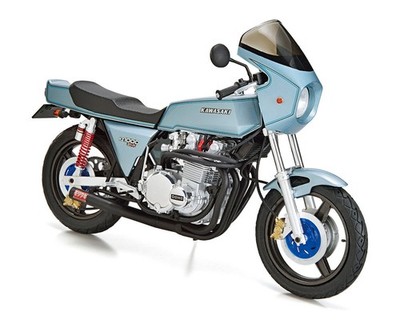Aoshima 1/12 Kawasaki KZT00D Z1-R '77 Custom Motorcycle Plastic Model Kit
