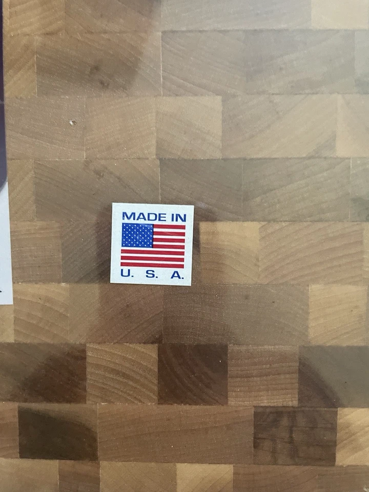 End Grain Chopping Butcher Block Hardwood Catskill Craftsmen 19"x14.5" x2" USA - Image 4 of 4