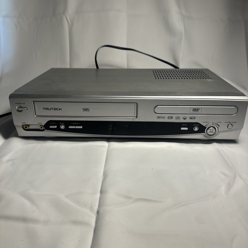 Trutech DV4TS05 DVD VCR Combo VHS Player Tested and Working No Remote
