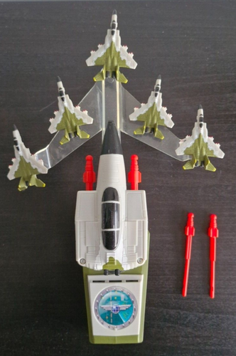 1999 Micro Machines Galoob G.I. Joe Air Squadron Missile Launcher and 5 Planes - Picture 3 of 16