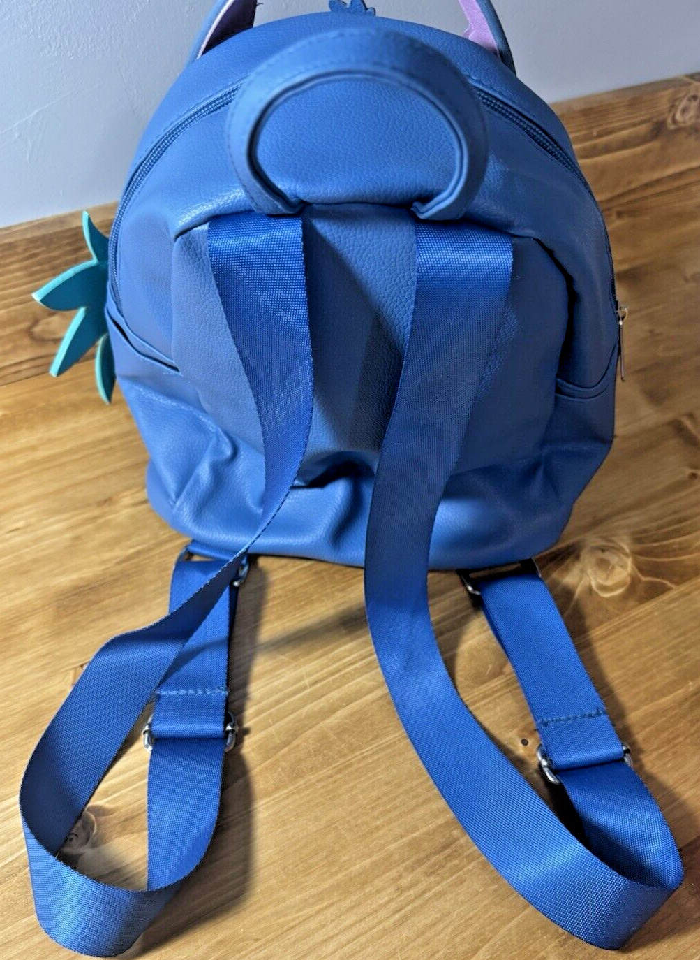Disney Stitch Blue Pineapple Mini Backpack & Zipp… - image 4