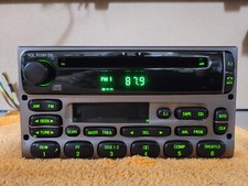 Genuine Ford Explorer F150 Ranger Sport Trac Radio Cd Tape Player Oem Silver
