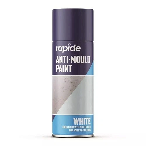 400ml Anti Mould Spray Paint White Matt One Coat Durable Damp Ceiling Protection - Picture 4 of 7