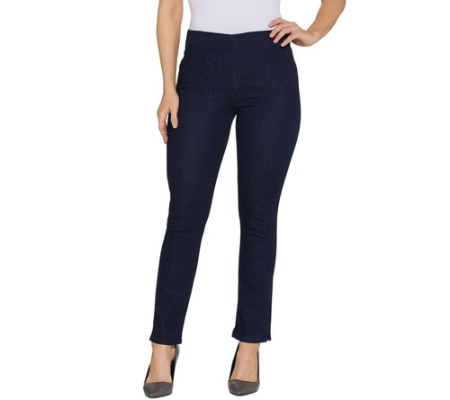 NYDJ Alina Pull On Ankle Jeans, Dark 