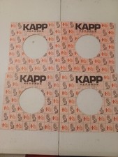 KAPP RECORDS 4 original company sleeves nice shape