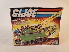 G.I. JOE 1985 MINI-TANK ARMADILLO ARAH Hasbro Vintage With Box