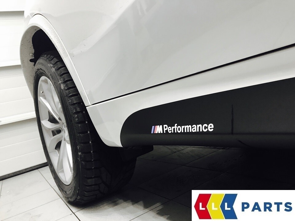 NEW GENUINE BMW X5 X6 M PERFORMANCE FOIL SIDE SILL PAIR SET N/S+O 