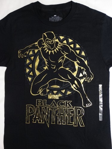 The Black Panther Action Pose Gold Foil 