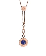 NEW EMPORIO ARMANI ROSE GOLD CHAIN,CHARM,CRYSTALS,ZODIAC SIGNS NECKLACE-EGS2614