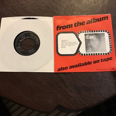 john lennon 45 Dutch Pressing Jealous Guy Going Down On Love Mint Beatles Rare