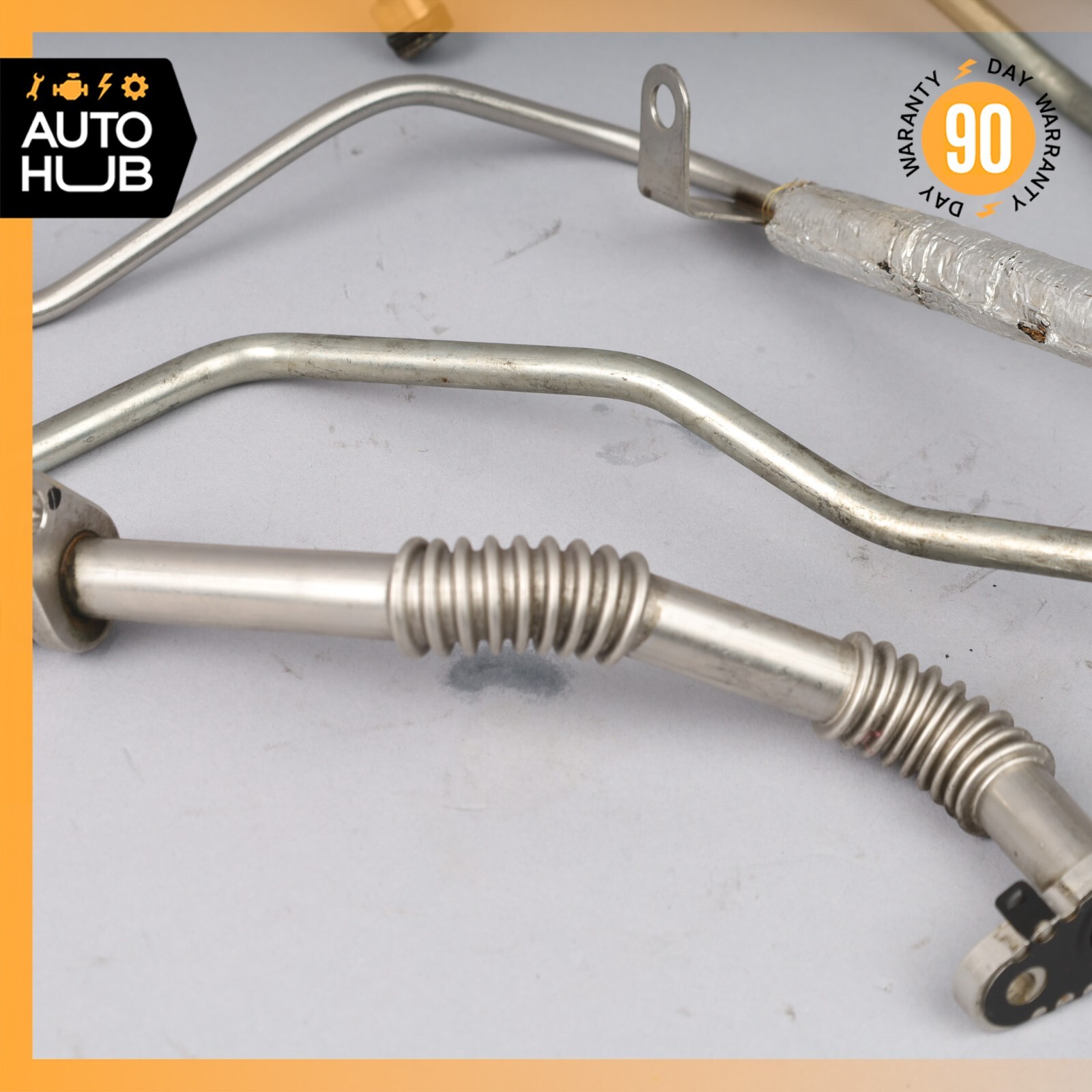 13-21 Maserati Levante Ghibli Left Turbocharger Return Oil Line Set OEM 26k