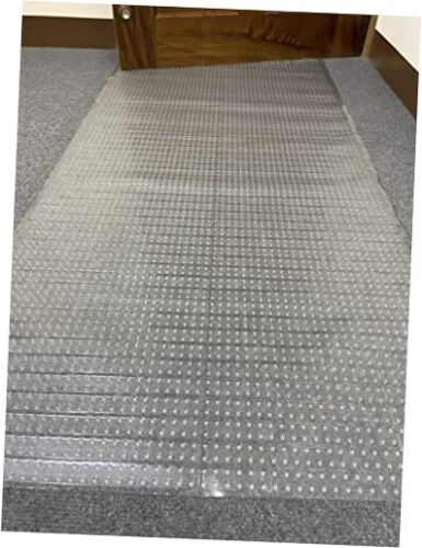 Floor Protector Waterproof Non-Slip Clear 26" x 3' Carpet Protector Clear