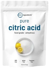 Citric Acid 6 Pounds Food Grade Fine Granular Powder | 100% Pure Concentrated...