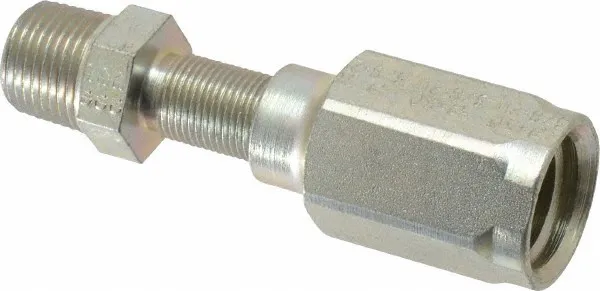 Parker - 20130-6-6 - 3/8-18 Inch NPT Hydraulic Reusable, Field Hose Fitting  R2