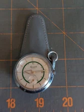 VINTAGE Key Watch ST. BLAISE 7 Jewels Works US Pat Pend Brev Dept