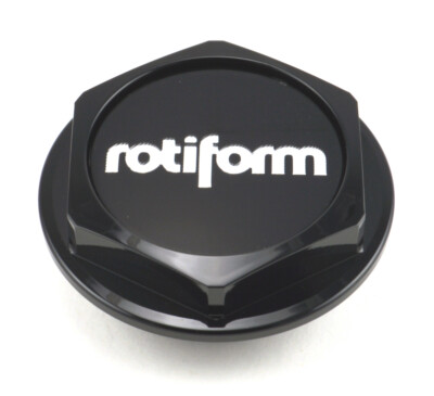 ジム✖️2 4x NEW Rotiform Gloss Black Hex Screw In Wheel Rim Center Caps 3-7