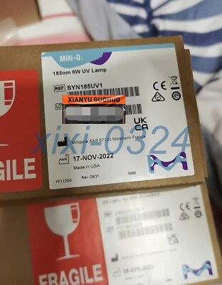 1 NEW Millipore SYN185UVUV1 185mn UV lamp DHL shipping