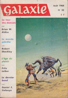 C1 GALAXIE # 52 1968 ALDISS Sheckley POHL Galouye LAFFERTY Desimon Auclair