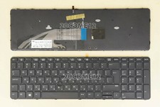 New For HP Probook 650 G3 655 G3 Keyboard Backlit Pointer Frame Hebrew Israel HB