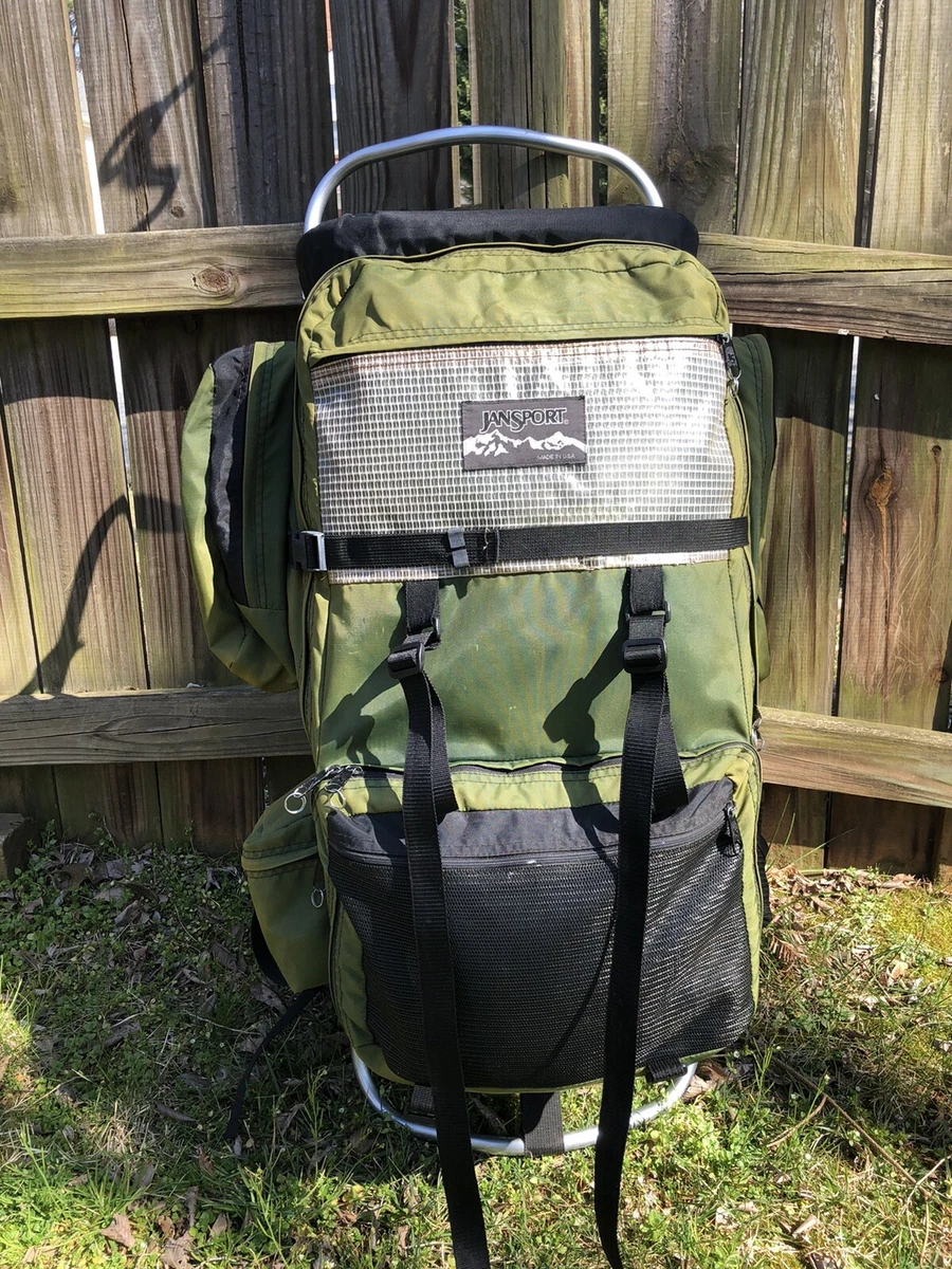 Jansport hiking backpack aluminum frame cheap