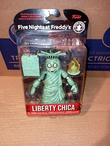 Funko Five Nights at Freddy's Liberty Chica Exclusive Action Figure NEW.
