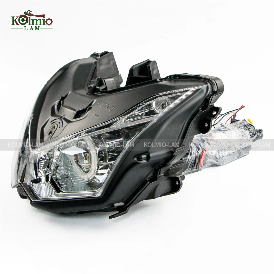 Fit for KAWASAKI Z1000 2010-2013 2011 HID Projector Demon Angel Eye Headlight Foto 3 de 4