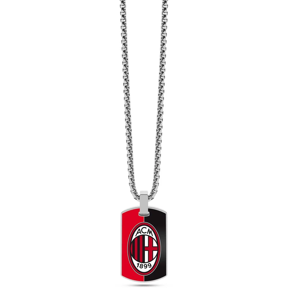 LOWELL Collana Uomo AC MILAN B-MC011UAR Acciaio Inossidabile OFFICIAL