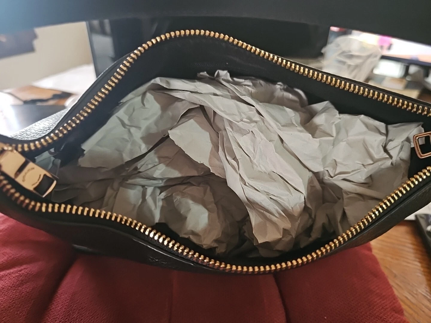 Coach Borsa Hobo Donna (Oro Nero)