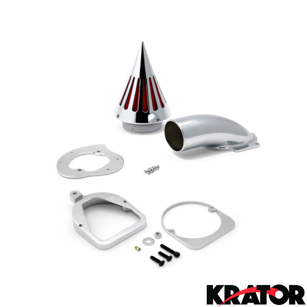 OEM Chrome Cone Air Cleaner Intake Filter Honda Shadow Spirit Ace