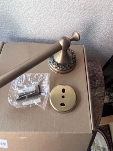 Antique Brass Toilet Paper Holder Wall Mounted Bathroom Roll Paper Holder