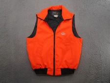 Vintage Doboy Sealer Advertising Blaze Orange Thinsulate Vest Mens Hunting Read