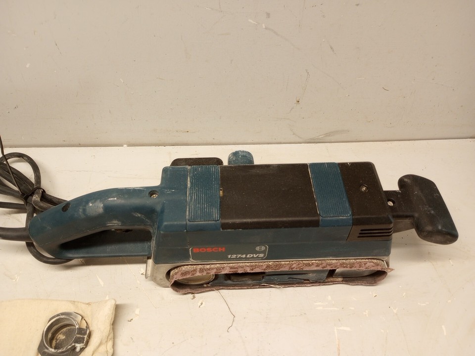 BOSCH 3" x 21" VARIABLE SPEED BELT SANDER 1274DVS MADE IN SWITZERLAND