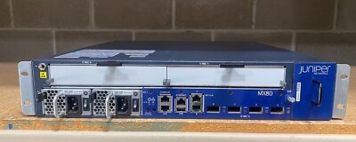 Juniper MX80-AC Chassis 4x10GE w/ 2 MIC Slots, Dual AC PSU - 1 Year Warranty