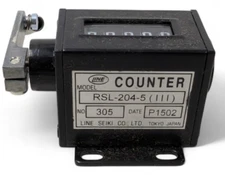 10 Pcs Line Seiki RSl-204-5(iii) Mechanical Preset Counter Type III Japan