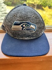 Seattle Seahawks New Era Snapback Ball Cap 9 Fifty Gray Youth NFL Football